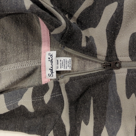 Zip-up Splendid Sweatshirt (12-18mo) - Picture 2 of 3